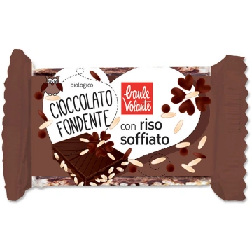 Cioccolato Fondente con Riso Soffiato 25gr Baule V