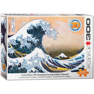 Puzle Eurographics Great Wave off Kanagawa" 3D Len