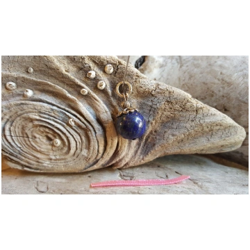 Lazurīta kulons "Bumbiņa" nr 7. Izmērs 12 mm Sudra