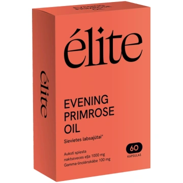 ELITE Evening Primrose Oil kapsulas, 60 gab