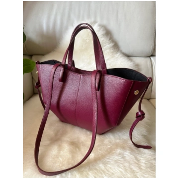 DAPHNE- Real leather - Borgogna