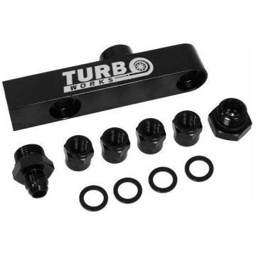 Dual Function Black Fuel Pump Manifold - 2-in-1 De