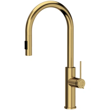 JENNIFER Q LINE SLIM SteelQ kitchen faucet with pu
