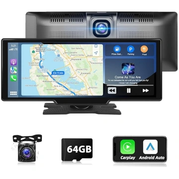Podofo Bezvadu A-pple Carplay Android pārnēsājamai