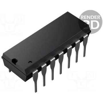 IC: digital | AND | CMOS | THT | DIP14 | Series: 4