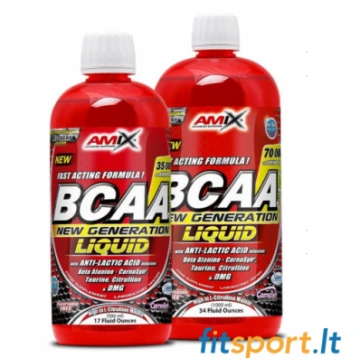 Amix Nutrition BCAA jaunās paaudzes 1000 ml. Amix 