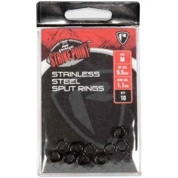 Fox Rage Strike Point Stainless Steel Split Ring M