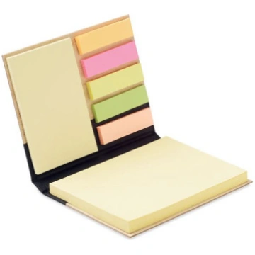 Bamboo sticky note memo pad MIDOCEAN