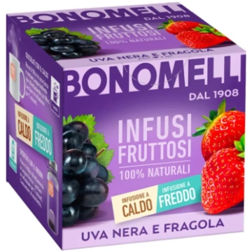 Augļu tēja BONOMELLI Uva Nera e Fragola, 12 gab