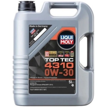 5L 0W-30 Top Tec 4310 Dzinēja eļļa LIQUI MOLY Synt