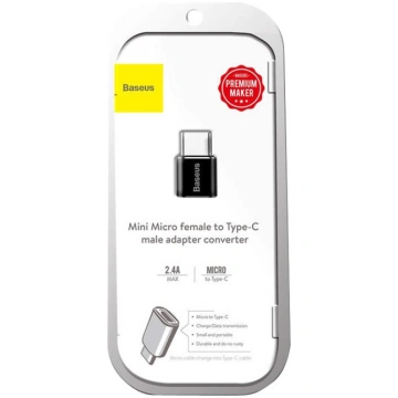 Baseus Mini - USB-C adapter - Micro-USB Type B to 