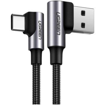 UGREEN Angled USB-A to USB-C Cable 3A 2m Black ( 6