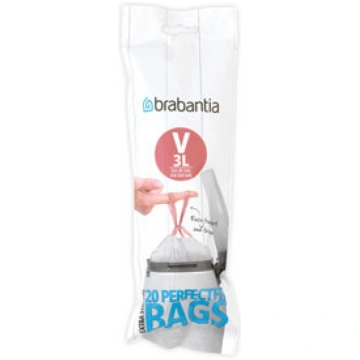 Atkritumu maisi Brabantia, 3 l, 20 gab