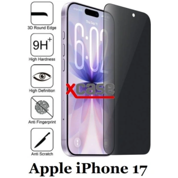 X-Line Apple iPhone 17 Privātais Full Cover 5D Edg