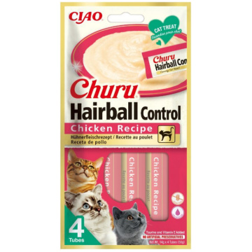 inaba churu cat hairball control