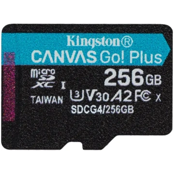 KINGSTON 256GB microSDXC Canvas Go Plus Gen4 memor