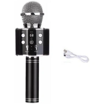 Bezvadu karaoke mikrofons ar Bluetooth skaļruni un