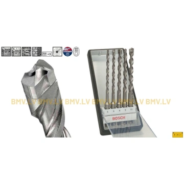 5 SDS plus-7 urbju komplekts Robust Line Bosch 260