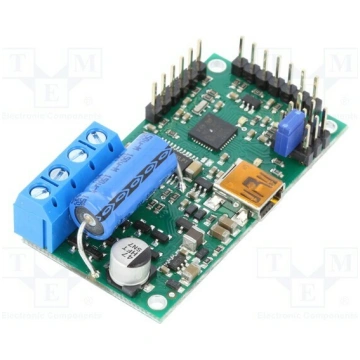 DC-motor driver; 21.77kHz; analog,RC,TTL,USB; 7A; 
