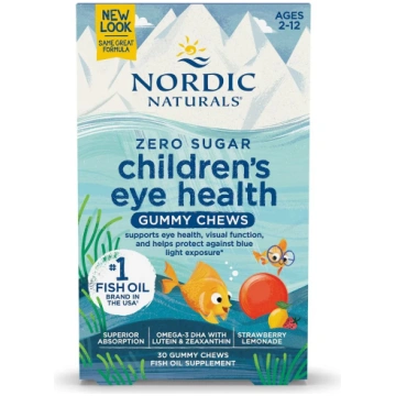 NORDIC NATURALS bērnu acu veselībai (30 želejas)
