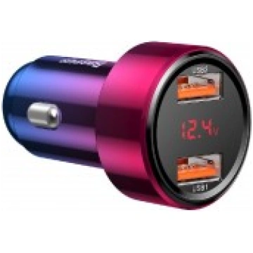 Car charger Baseus (CCMLC20A-09) (2xUSB; 45W; 6A) 