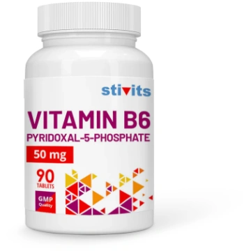 B6 Vitamīns Piridoksāla 5-fosfāts, 90 tabletes Sti