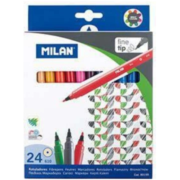 Flomāsteri MILAN, 24 krāsas MIL80159 8411574801597