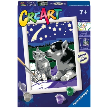 Glezna pēc numuriem Ravensburger CreArt Friends Fo