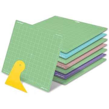 Cricut griešanas paklājiņi — Lya Vinyl 8 Pack dažā