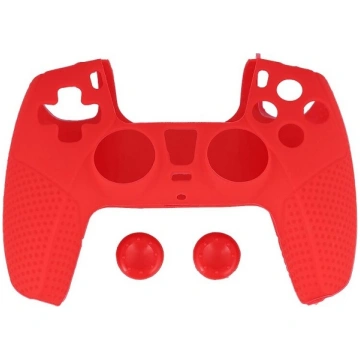 PS5 Dualsense Silicon Skin Cover Battletron - Red
