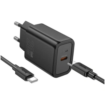 Lādētājs Hoco N60 USB-C PD20W + USB-C to USB-C 60W