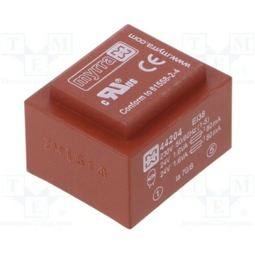 Transformer: encapsulated; 3.2VA; 230VAC; 24V; 24V
