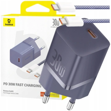 „Baseus“ lādētājs „Baseus GaN5“ – 30 W USB-C lādēt