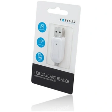 Forever USB + Micro USB Card Reader SD + MicroSD W