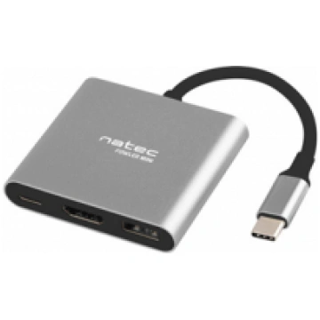 NATEC DAUDZPORTU ADAPTERS, FOULER, USB-C, HDMI, US
