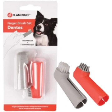 Flamingo Finger Toothbrush silikona zobu suka/smag
