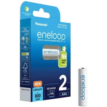 Uzlādējamās baterijas Panasonic eneloop, AAA, 800 