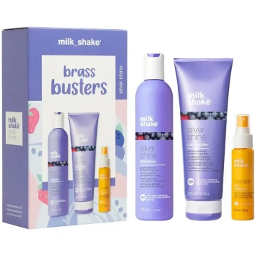 Milk_Shake Set: Silver Shine Shampoo, 300 ml + Sil