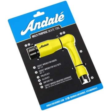 Multi Purpose Skate Skateboard Tool Yellow Andalé