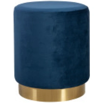 Kāju soliņš LA PERLA D35xH42cm, materiāls: samta a
