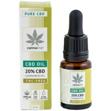 Cannaline BEZ THC 20% MCT plaša spektra CBD eļļa