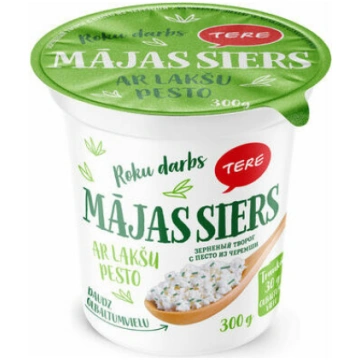 Mājas siers ar lakšu pesto 300g, Tere