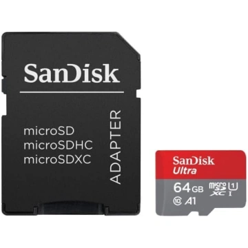 Sandisk ultra microsdxc 64gb 140mb/s + sd adapteri