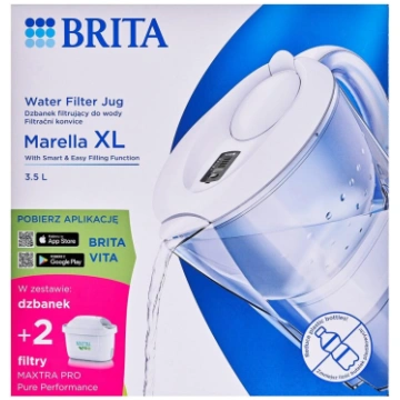 Brita Marella XL + 2 Maxtra Pro PP filter jug 1056