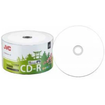 CD R 80min/700Mb 52x (wrap)50 printable JVC TW (JV