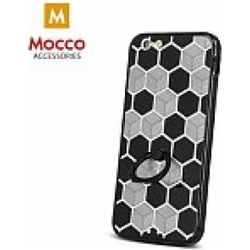 Mocco "Ring Galaxy S6" Black Silver maciņš MC-RING