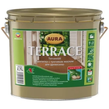 Eskaro Terassi-Ruskea 2.7L brūna terašu eļļa