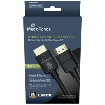 MediaRange HDMI Ultra High Speed Ethernet Kabel 48