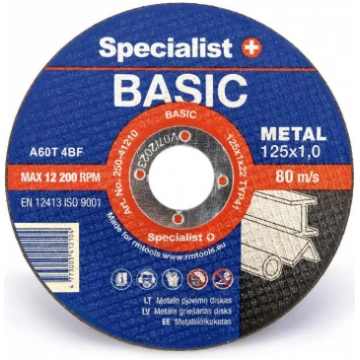 Griešanas disks leņķa slīpmašīnām Specialist+ Basi