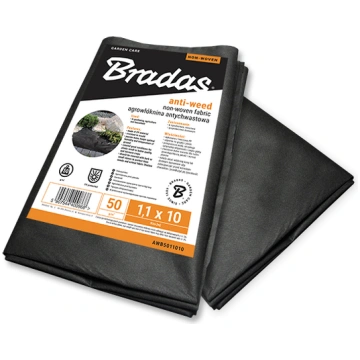 Pretnezāļu agrotekstils Bradas, melna krās., 5 m x